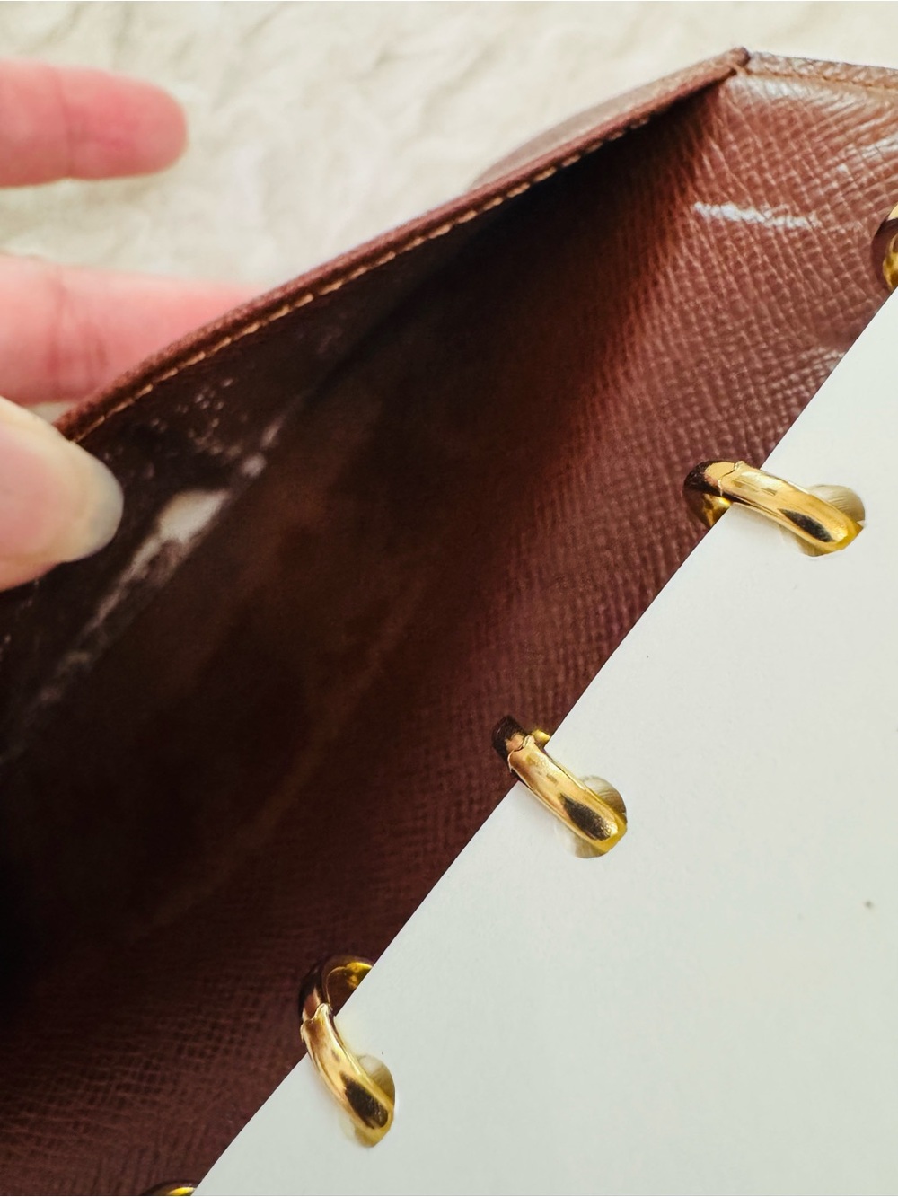 Louis Vuitton Brown Monogram Canvas Agenda Cover - Picture 12 of 12
